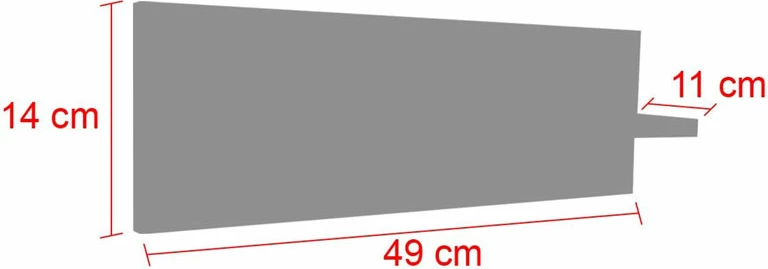 Varëse Lolia natyrale 49x11x14cm