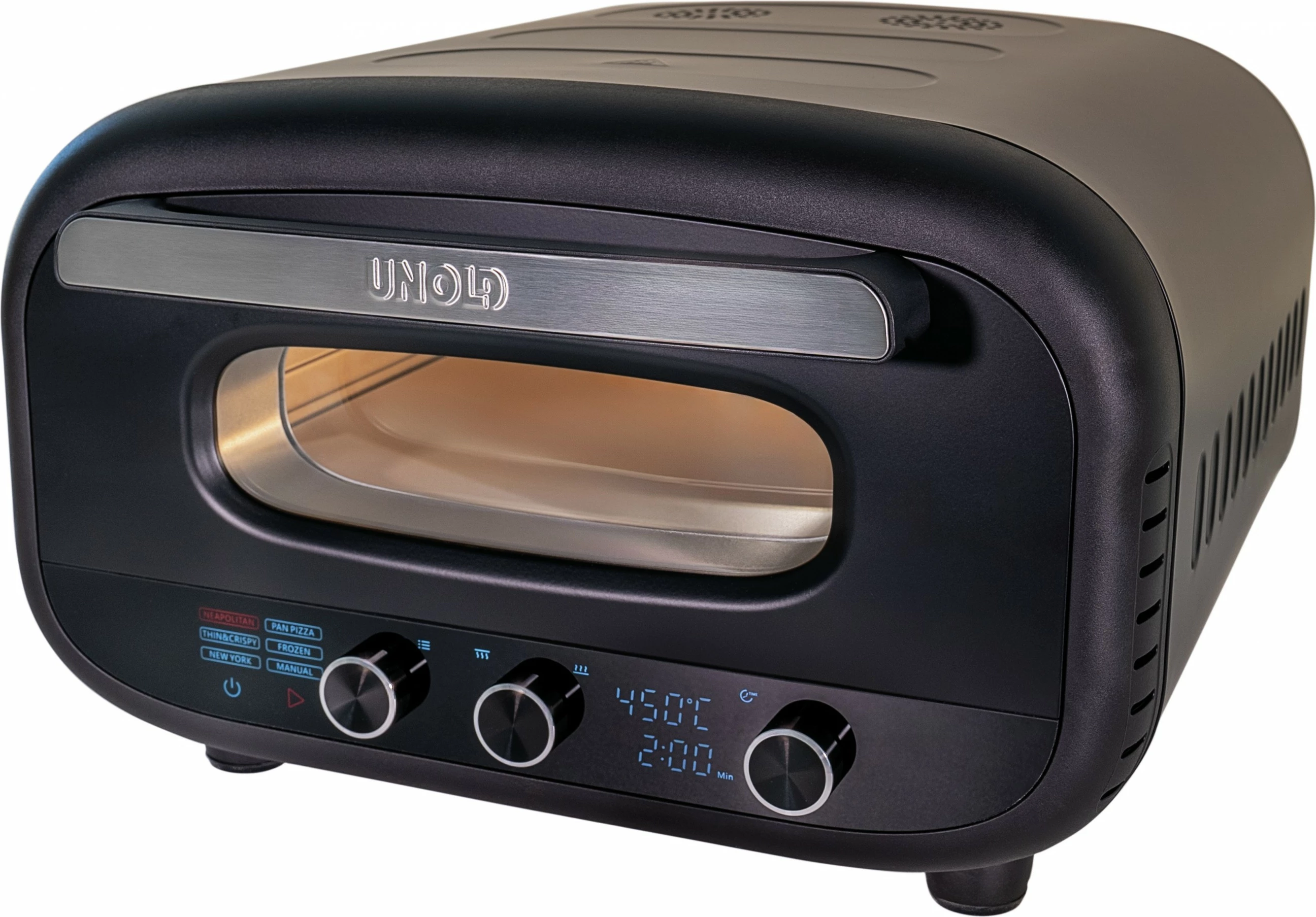 Furrë pice Unold 68805, 1 picë, 30 cm, Digital, 450 °C, e zezë