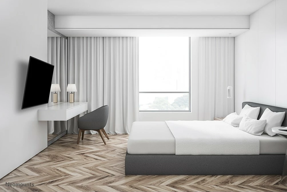 Mbajtëse muri për TV Neomounts WL35-350BL12, 24-55 inç, tiltable, e zezë