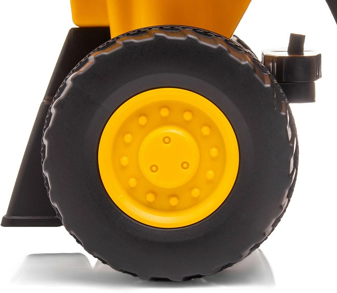 Ekskavator ride-on Milly Mally CAT 5298, plastikë, për djem, verdhë/zezë