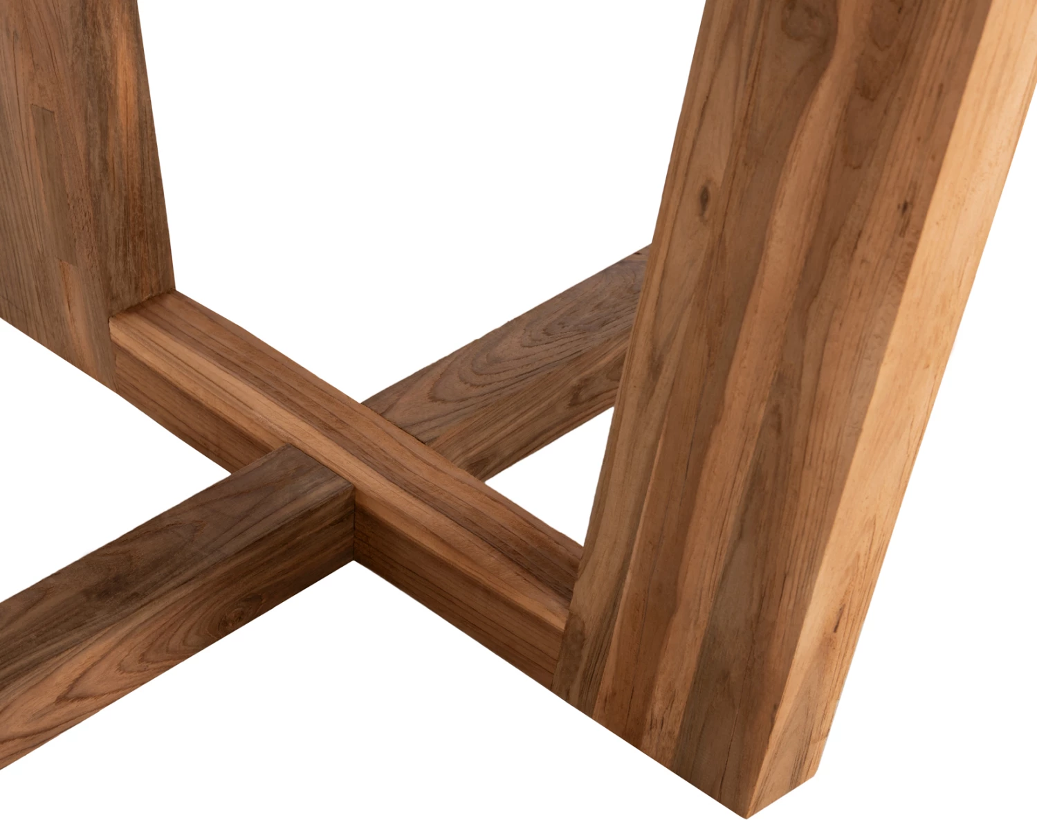 Tavolinë ngrënieje ovale, dru TEAK i ricikluar, FH9558, 209x109x80 cm