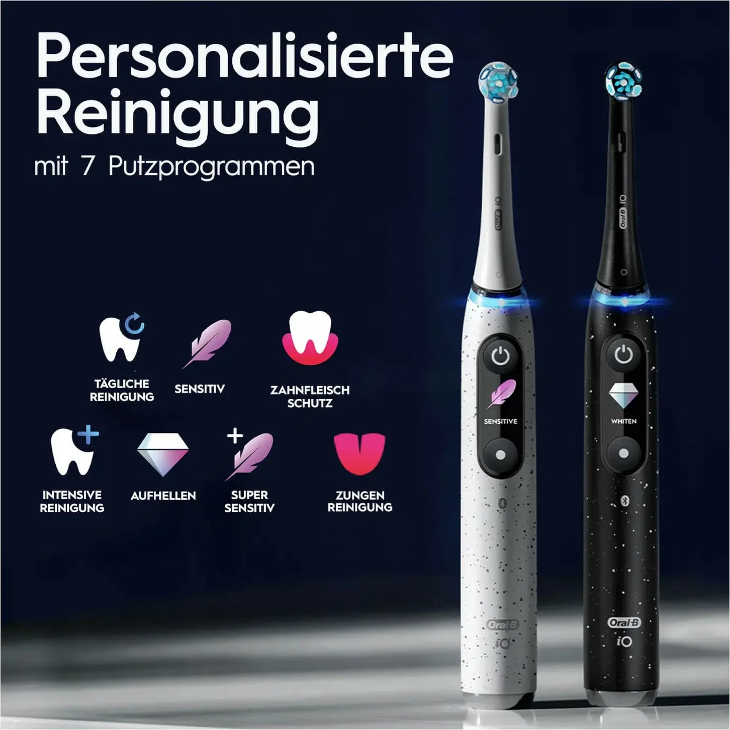 Furçë dhëmbësh rrotulluese Oral-B iO iO10, Cosmic Black