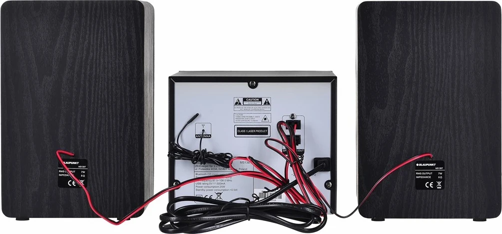 Sistem Audio për Shtëpi Blaupunkt MS13BT, Ngjyrë e Zezë