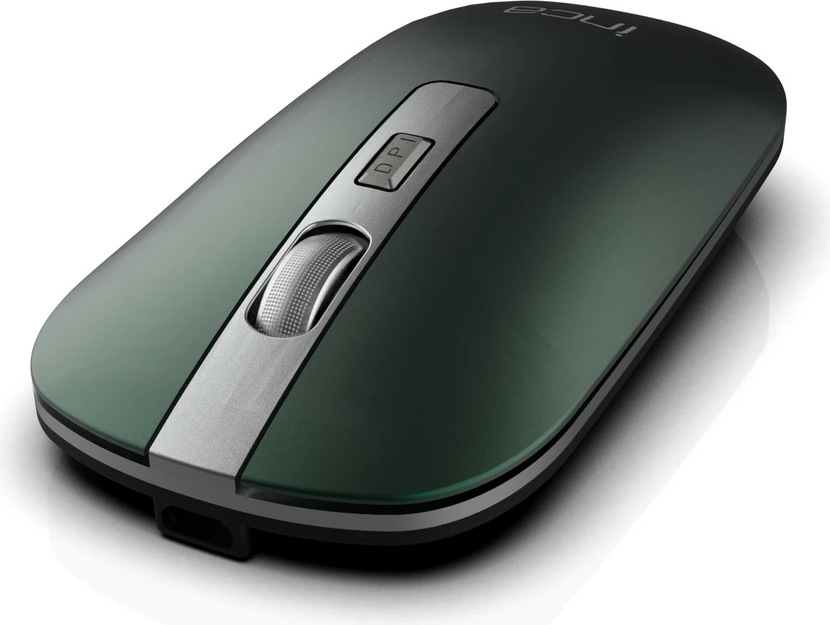 Maus Inca IWM-531RY, wireless & Bluetooth, 1600 DPI, akku, gjelbër