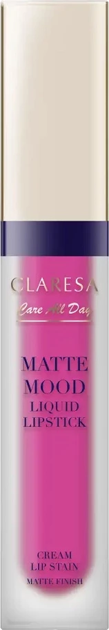 Buzëkuq i lëngshëm mat Claresa Matte Mood Liquid Lipstick për femra 06 Bliss 7ml