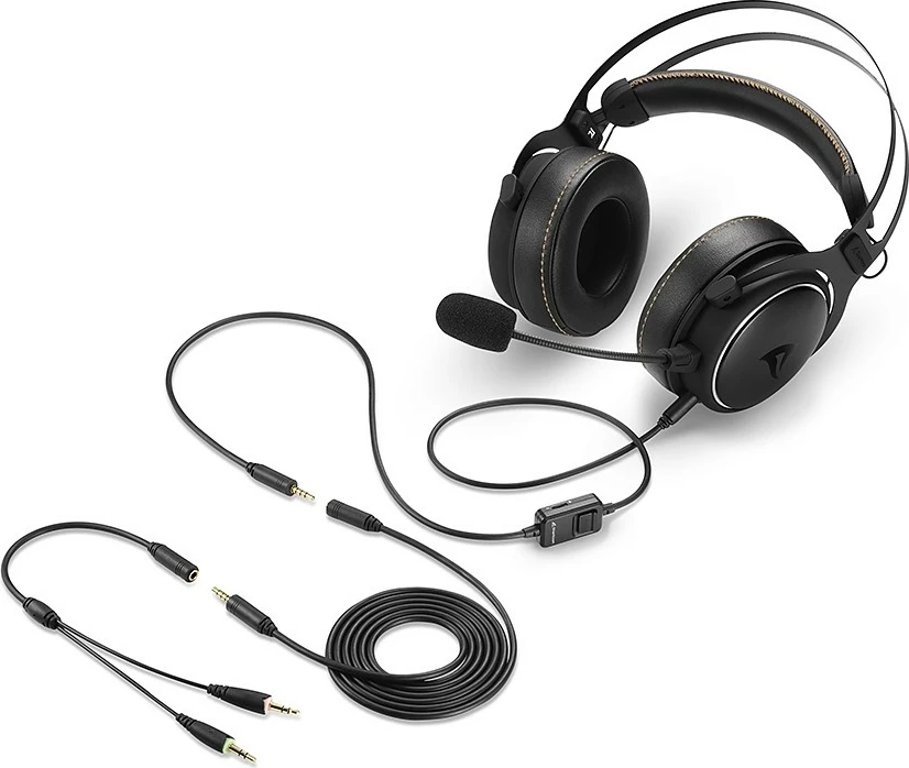 Headset Sharkoon SKILLER SGH50, Gaming, 10 - 40000 Hz, 342 g, E zezë