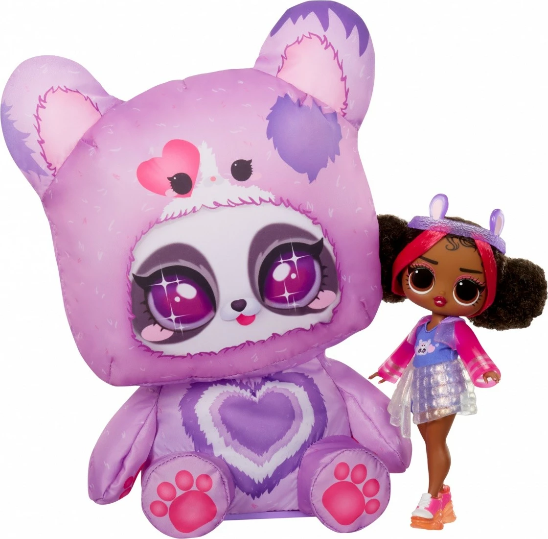 Set lodër L.O.L. Surprise Tweens Costume Surprise, Hoops Cutie, me kukull dhe kostum të fryrë, vjollcë