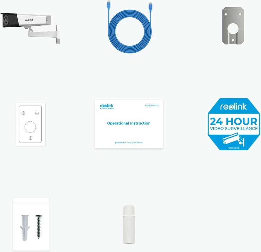 Kamerë sigurie Reolink Duo Series P730, 4K, PoE, pamje panoramike 180°, detektim person/automjet/kafshë, e jashtme, e bardhë