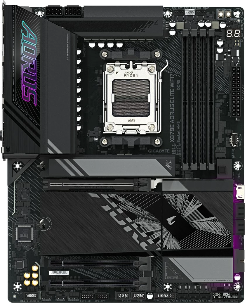 Pllakë amë Gigabyte X870E AORUS ELITE WIFI7, Socket AM5
