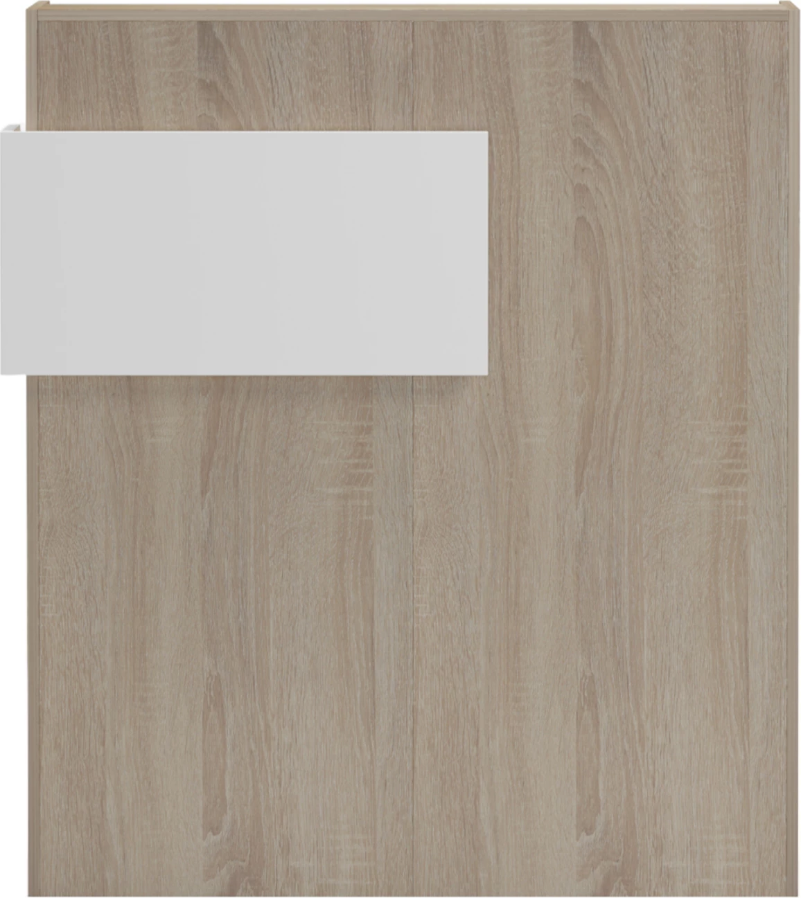 Banak recepsioni GAND, ngjyrë sonama/e bardhë, me LED, FH2154.01, 95.5x40x110cm