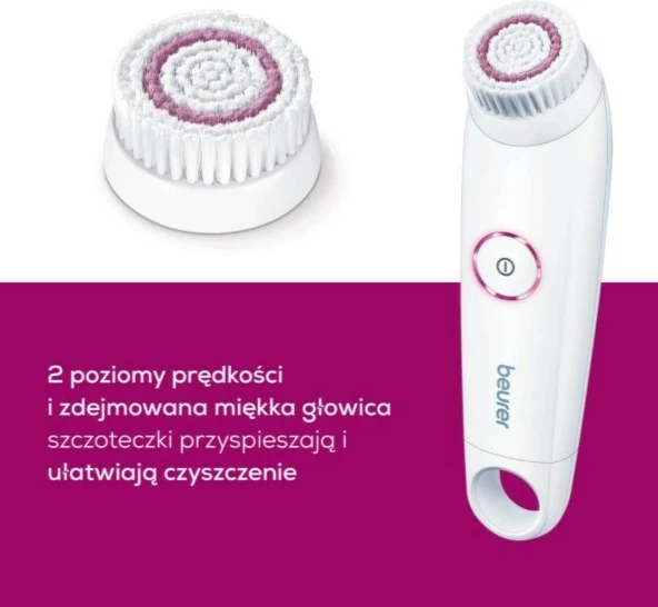 Furçë elektrike për fytyrë Beurer FC45, e bardhë