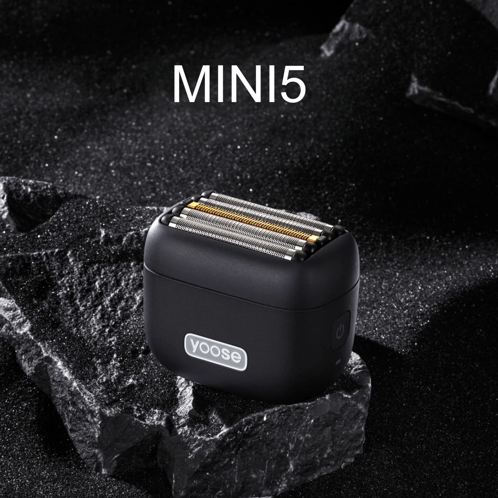 Makinë rroje Yoose Mini 5, 5 tehe (4+1), USB-C, IPX7, 90 min, e zezë, set 6 copë