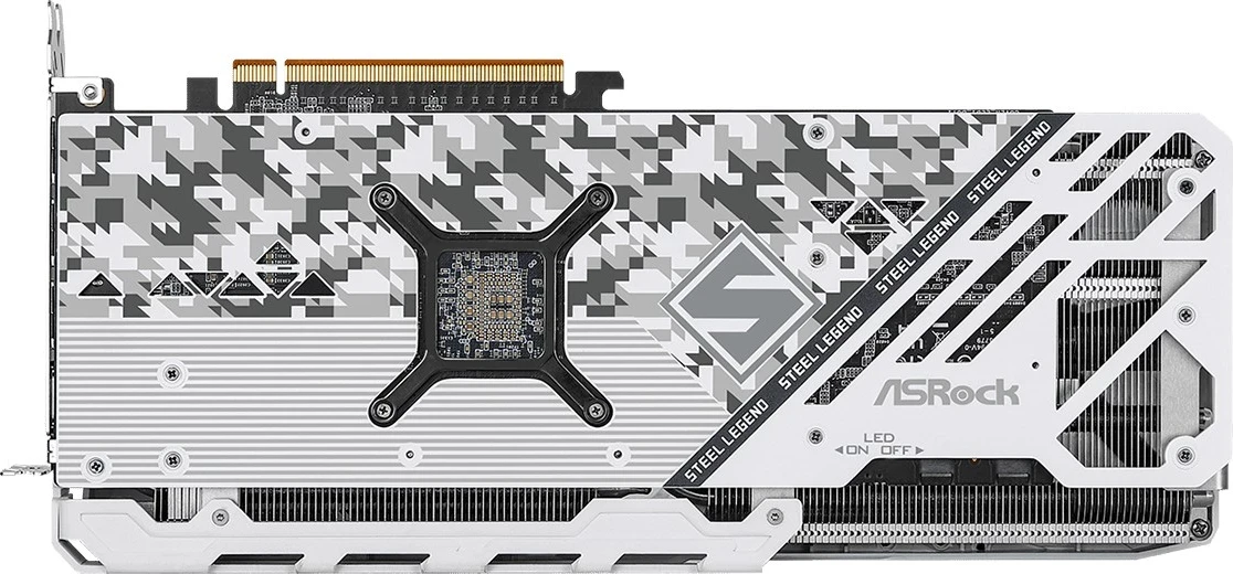 Kartelë grafike Asrock Radeon RX 7800 XT Steel Legend OC 16 GB GDDR6 e bardhë
