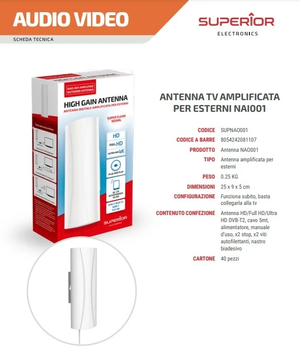 Antena e jashtme Superior SUPNAO001
