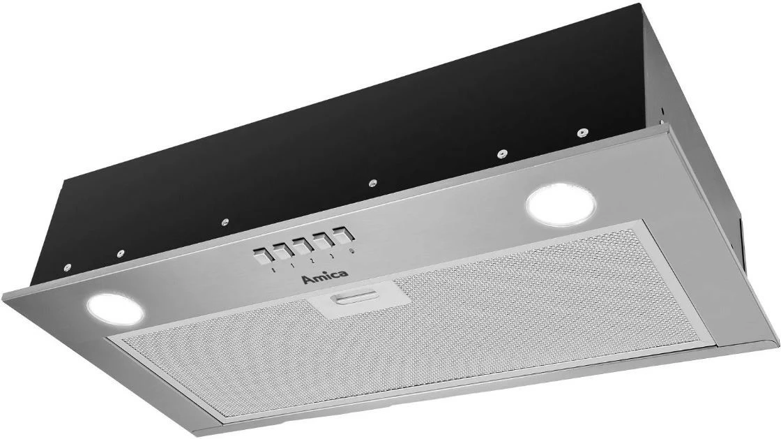 Aspirator i integrum Amica OMC6242I, 600mm, 3 shpejtësi, LED, Argjend