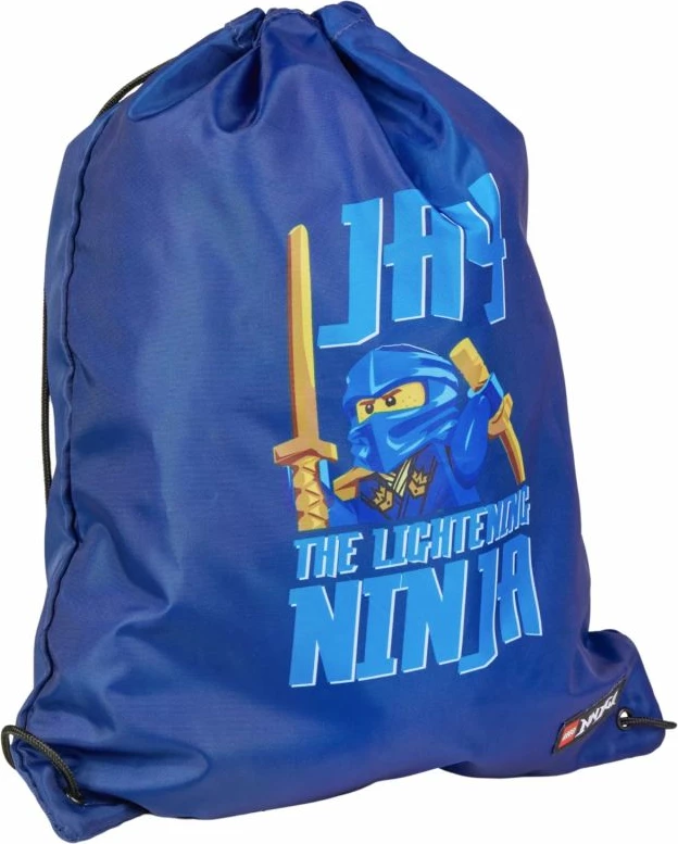 Çantë me litar Lego Ninjago, njëngjyrëshe kaltër
