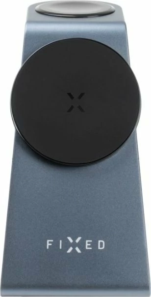 Stativ karikues FIXED MagPowerstation ALU FIXMPOS-AL-GR, karikim pa tela 3-në-1, me kabllo, space gray