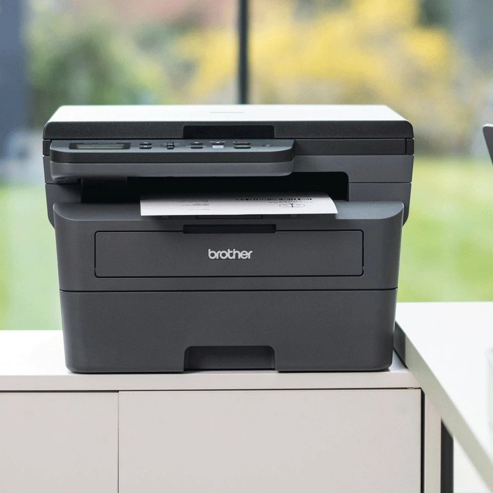 Printer laser Brother DCP-L2627DWE, 3-në-1, mono, Wi-Fi, EcoPro, i zi