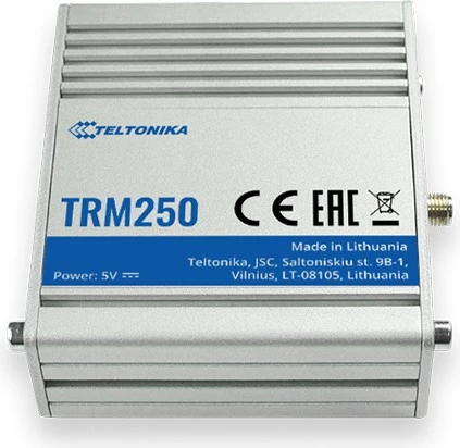 Modem industrial Teltonika TRM250, alumin, blu