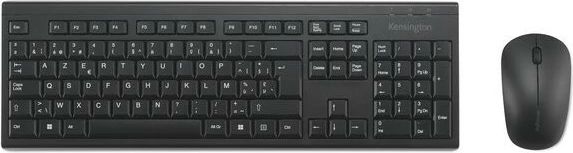 Set tastierë dhe maus wireless Kensington KM150 EQ, UK QWERTY, i zi