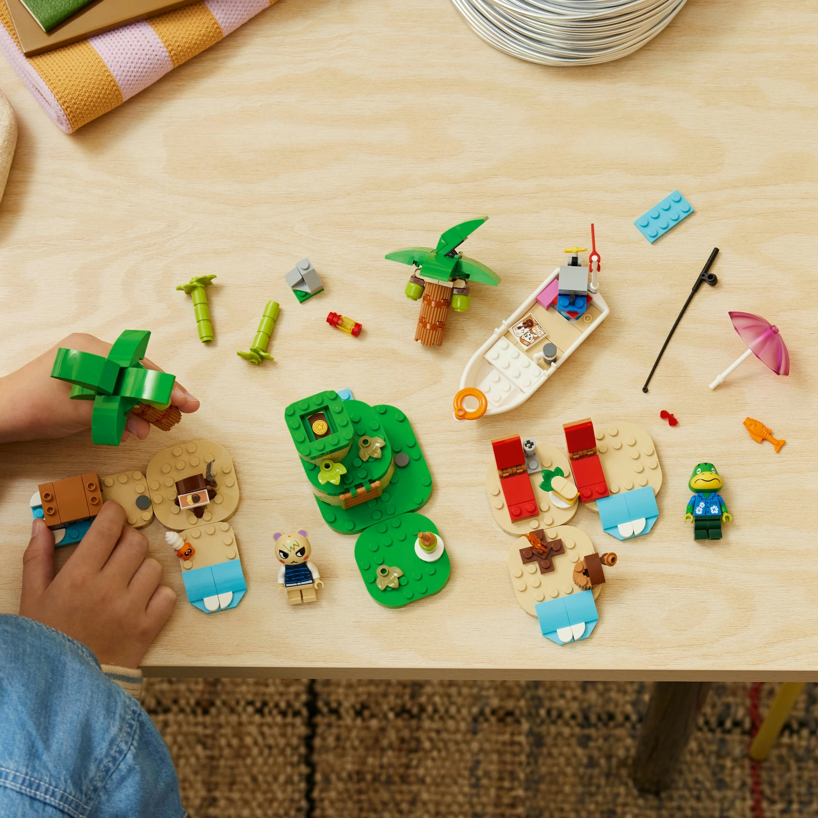 Set ndërtimi LEGO Animal Crossing Kapp'n's Island Boat Tour 233 pjesë, multingjyrësh