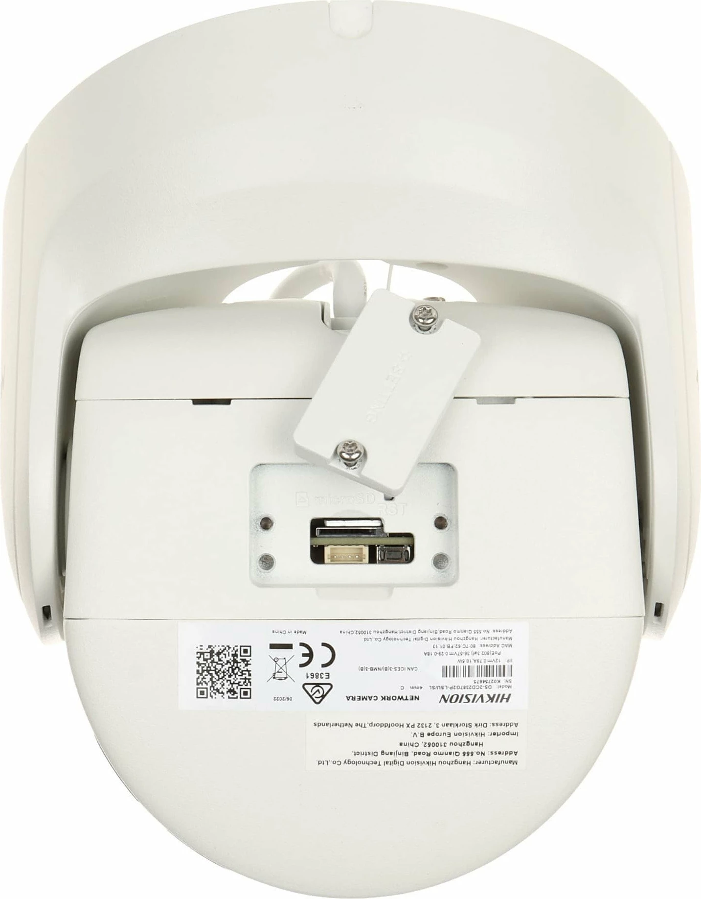 Kamerë IP Hikvision DS-2CD2387G2P-LSU/SL ColorVu 7.4MP panoramike 2x4mm PoE, e bardhë