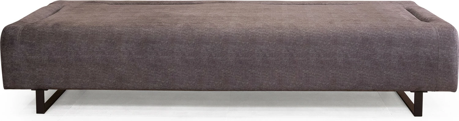 Divan-krevat treshe Infinity me tavolinë anësore, ngjyrë antracit