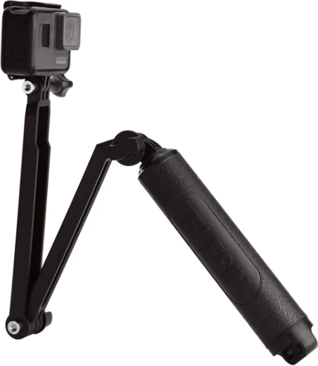 Selfie stick i papërshkueshëm prej uji Telesin GP-MFW-300 për kamera sportive, me tripod, 60cm, i zi