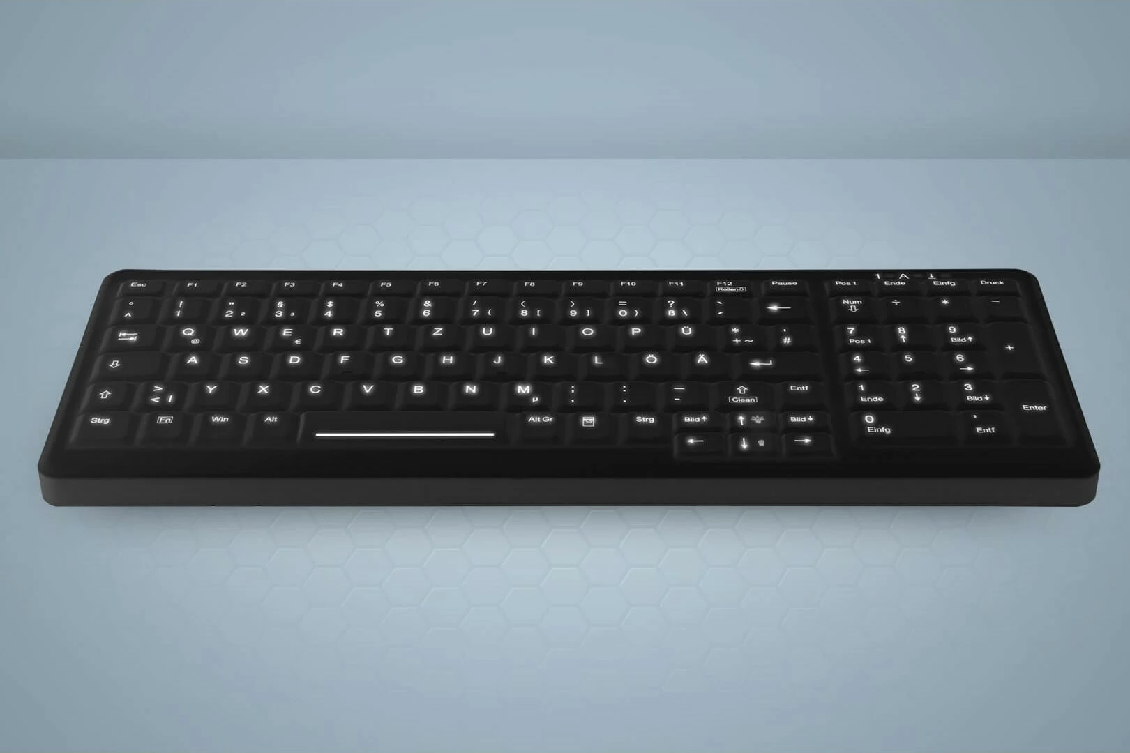 Tastierë Cherry Active Key AK-C7000, Wired, USB, QWERTZ, Ngjyrë e zezë
