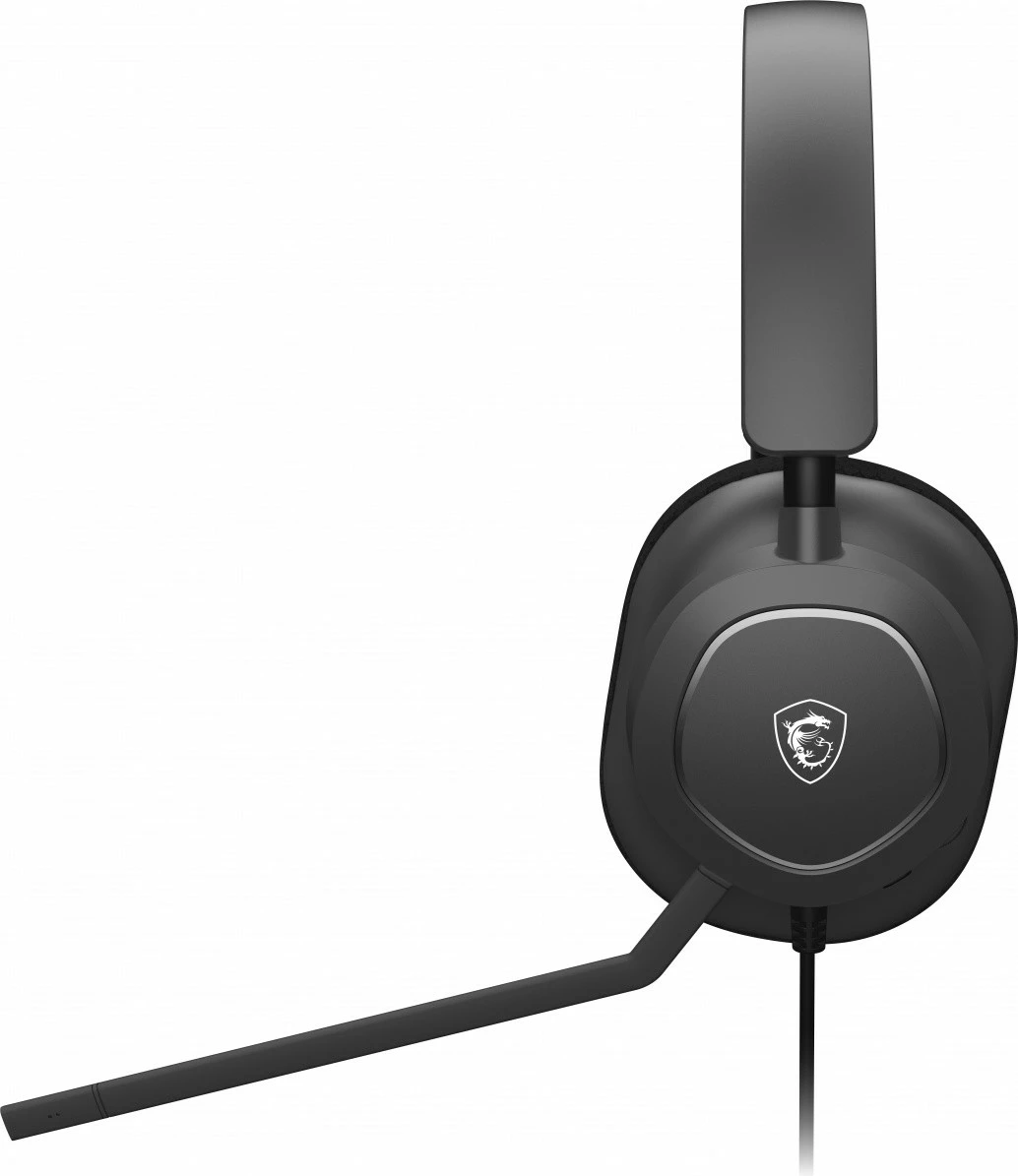 Kufje MSI Maestro 300 me mikrofon, për gaming dhe muzikë, USB-C, të zeza