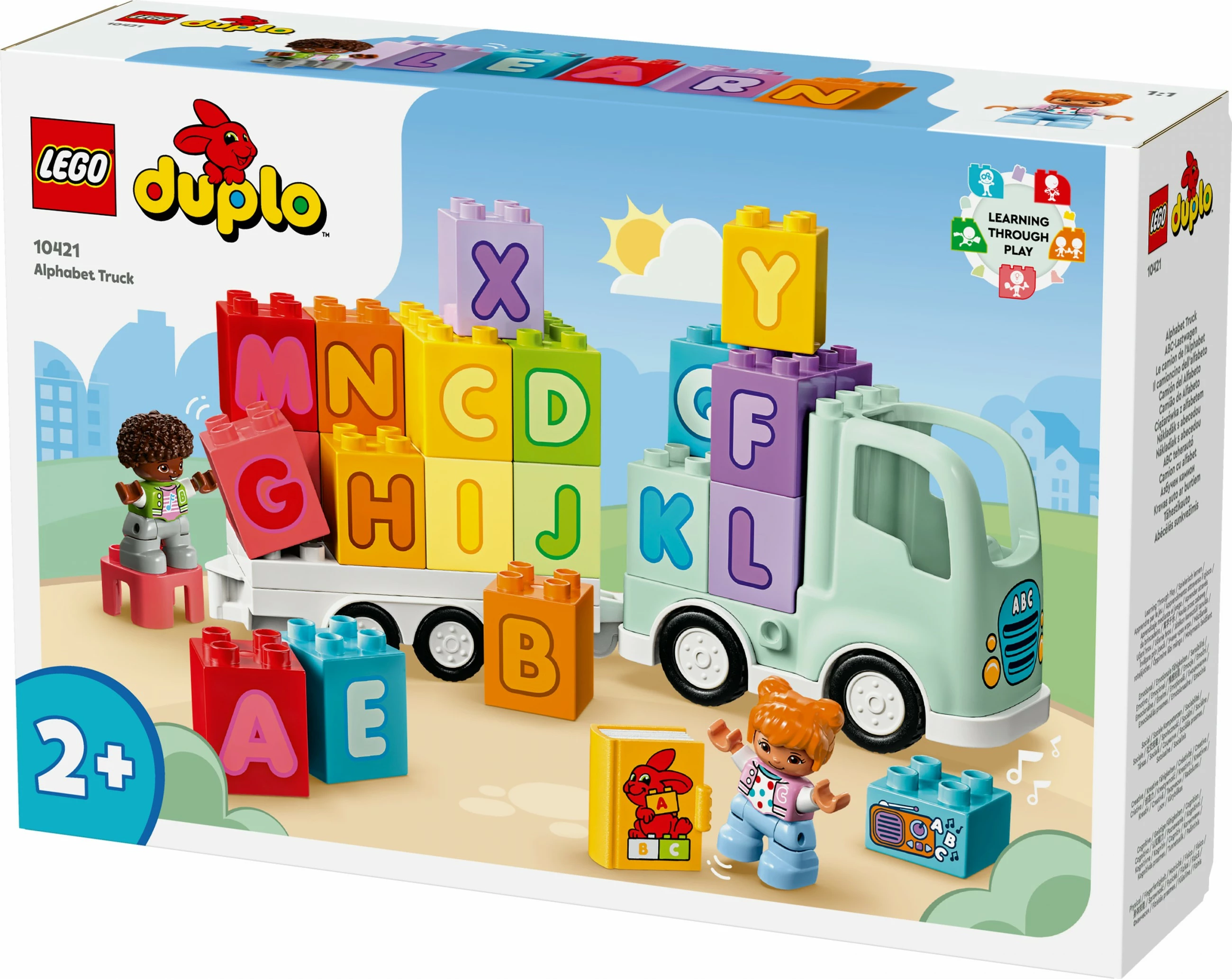 Set ndërtimi LEGO DUPLO Alphabet Truck, 36 pjesë, shumëngjyrësh