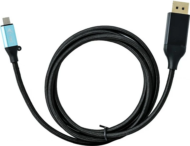 Kabllo adapter I-Tec USB-C në DisplayPort 4K 2m, e zezë