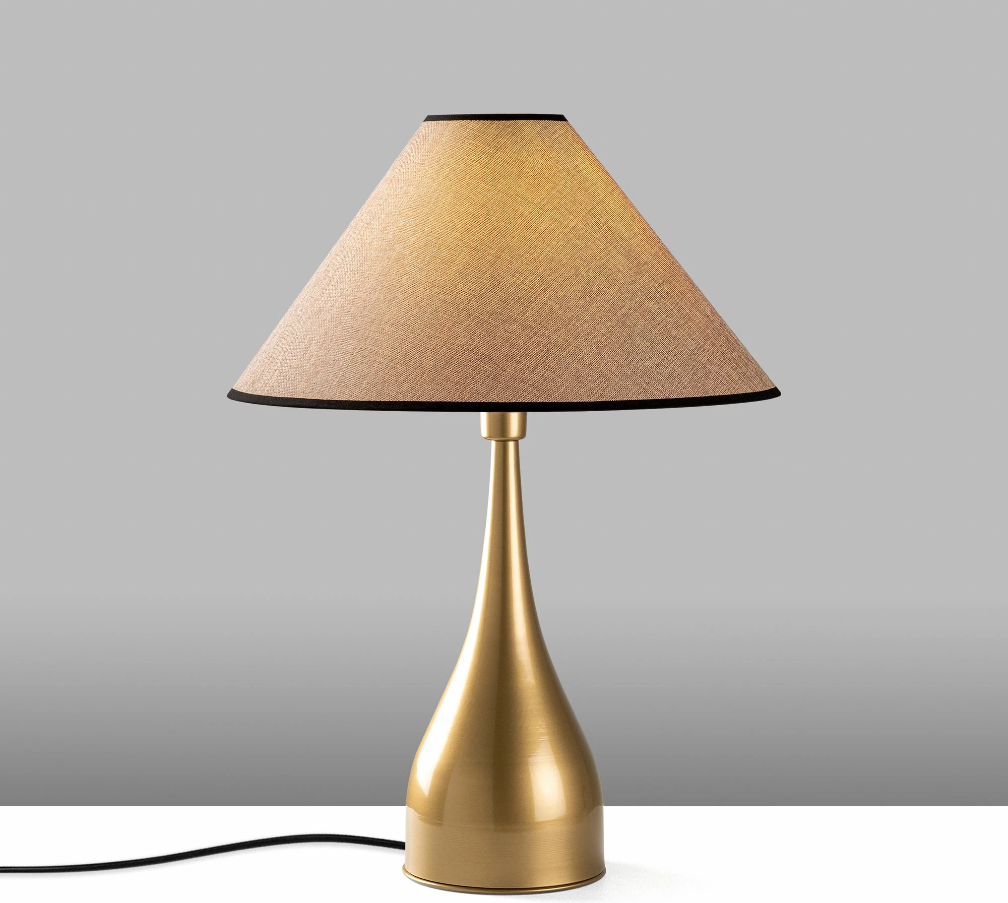 Llambë tavoline Opviq, Luna - 15273, ngjyrë ari dhe kafe e çelët