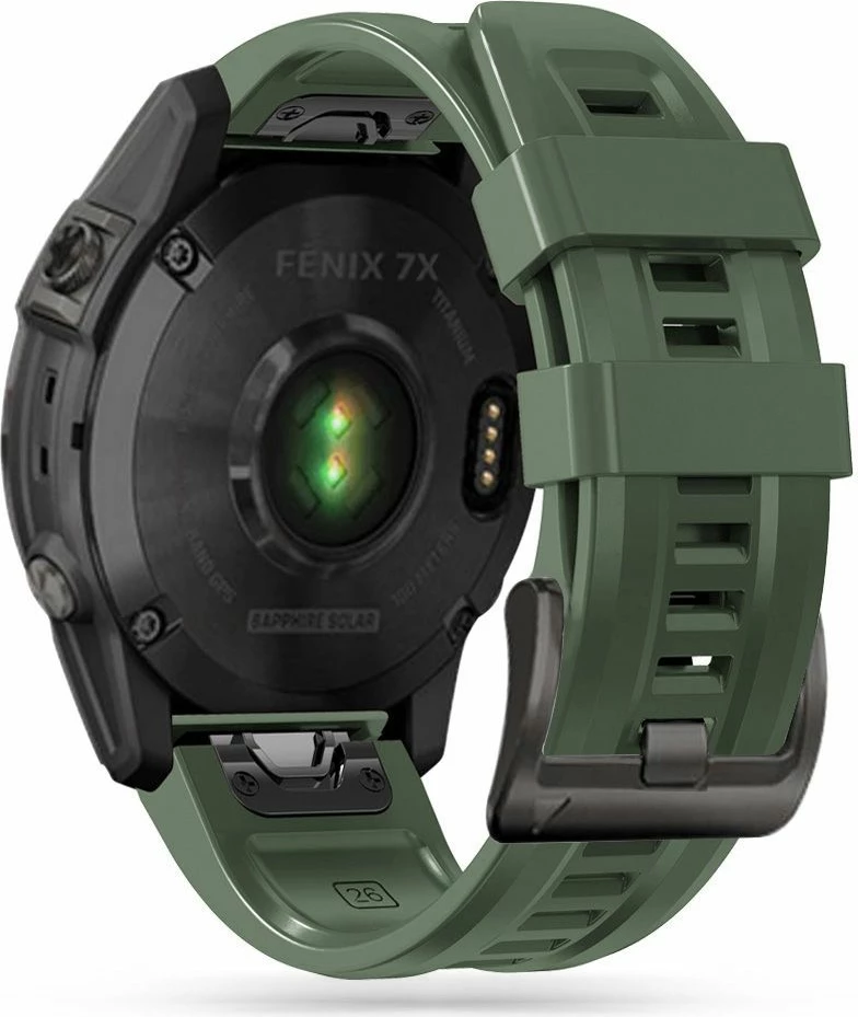 Rrip sportiv Tech-Protect IconBand për Garmin Fenix 3/5X/3HR/5X Plus/6X/6X Pro/7X, e gjelbër e errët