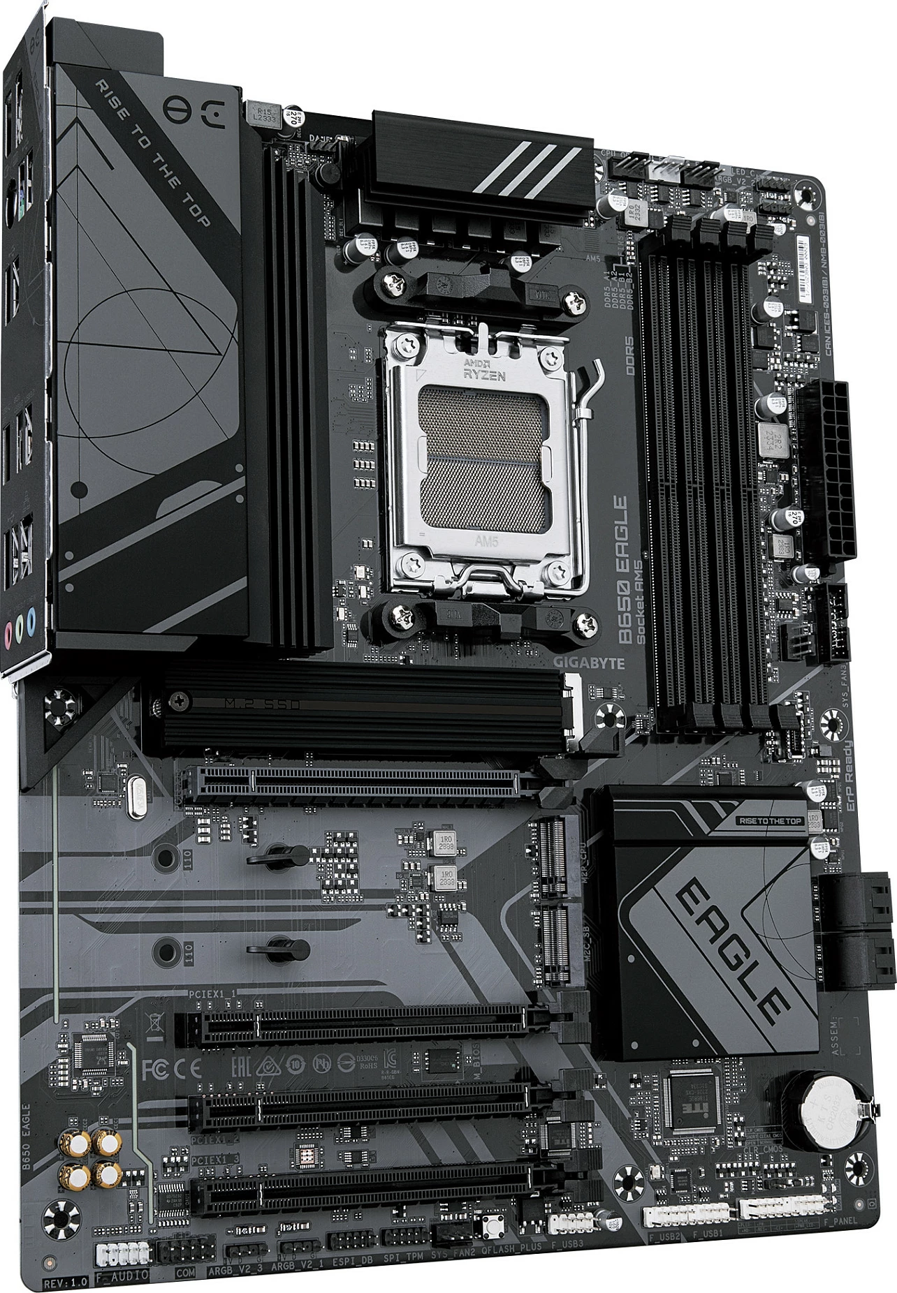 Pllakë amë Gigabyte B650 EAGLE, Socket AM5, DDR5, PCIe 5.0, e zezë