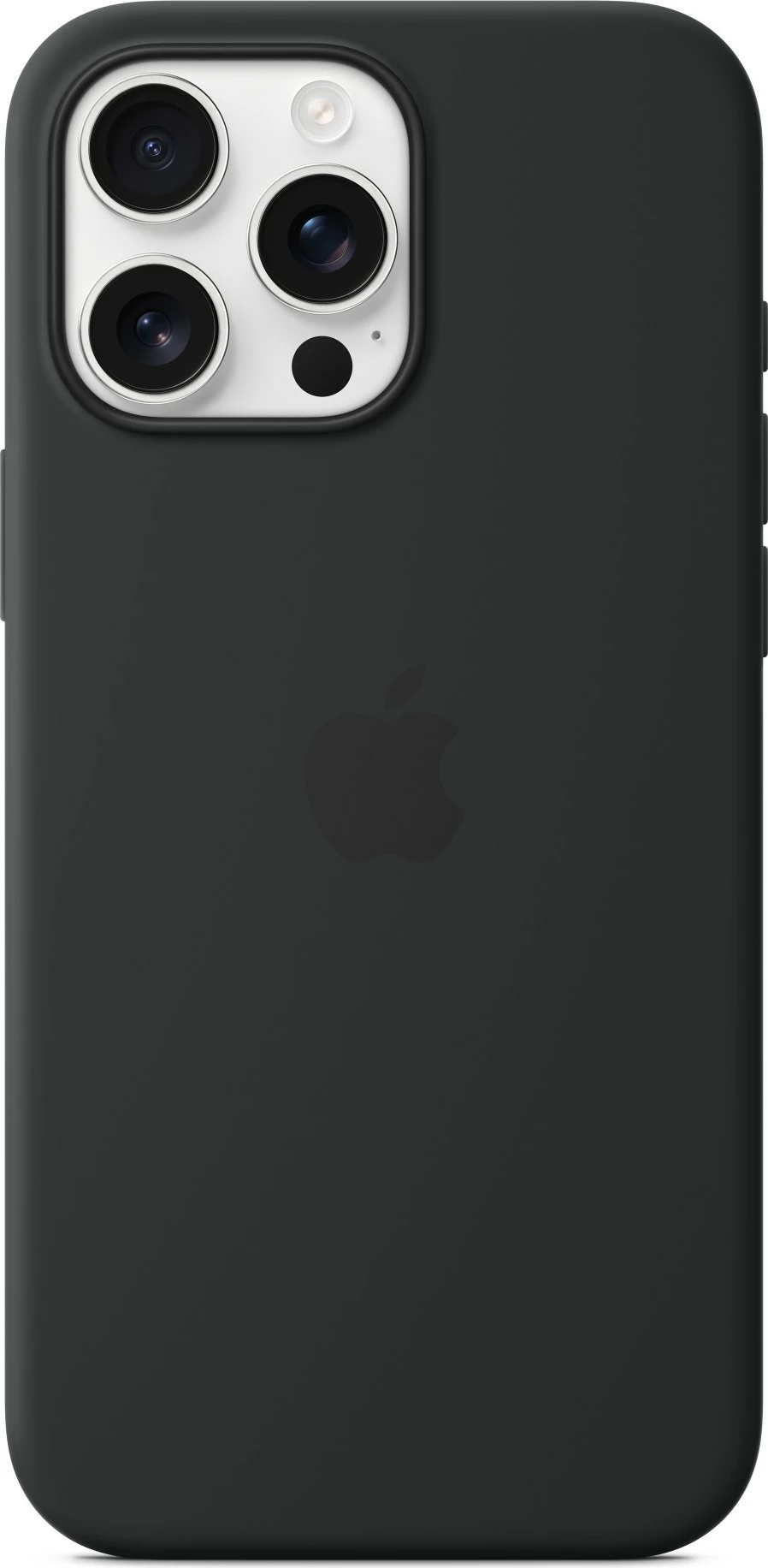 Mbështjellës silikon Apple iPhone16 Pro Max me MagSafe, i zi