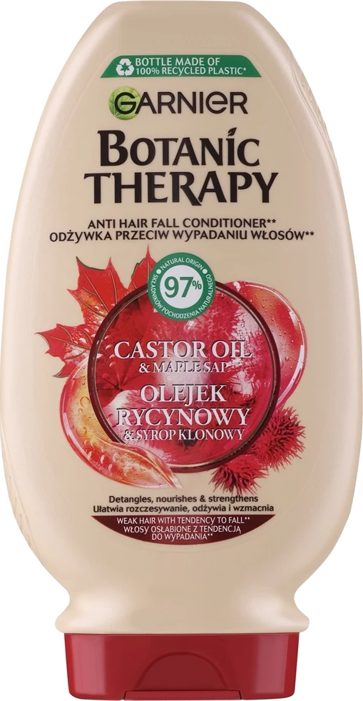 Balsam për flokë Garnier Botanic Therapy Hair Loss Prevention me Vaj Ricine dhe Shurup Panje për femra, 200ml