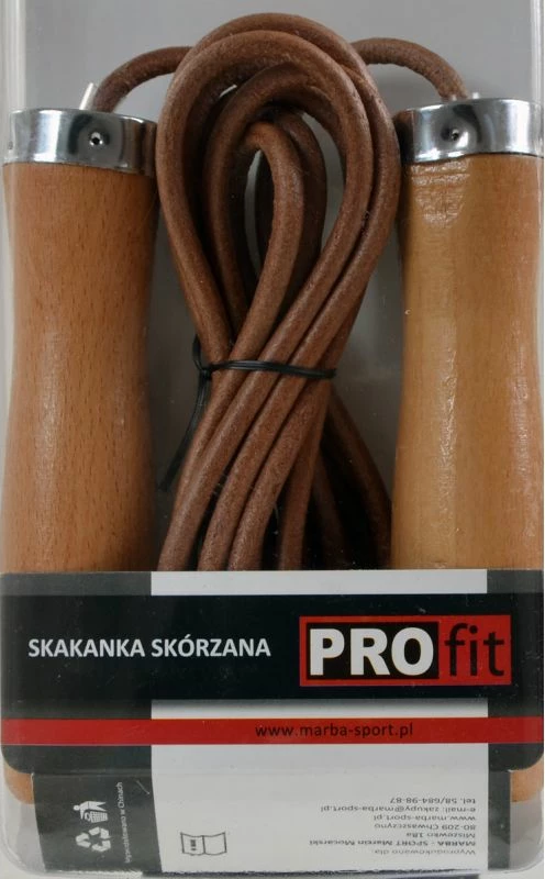 Litar kërcimi prej lëkure PROFIT DROP DK 1019