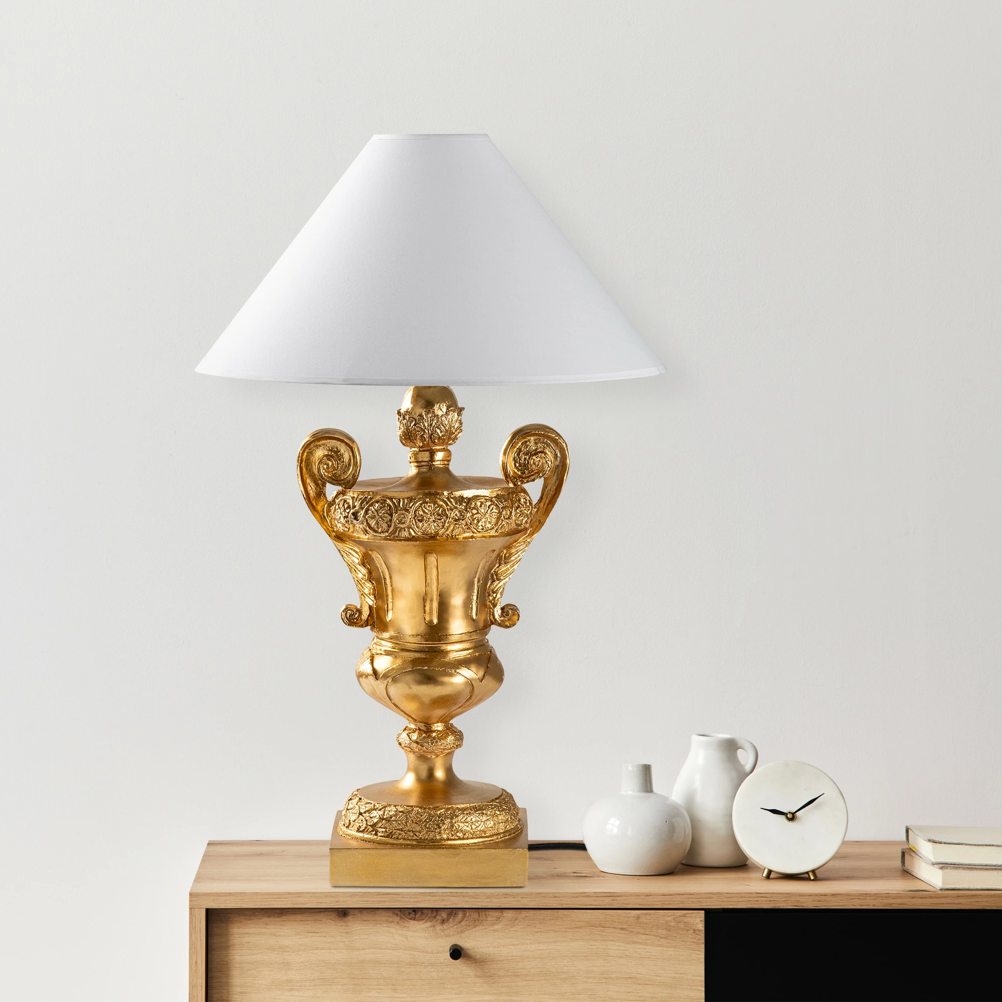 Llambë tavoline Opviq, ELEGANZE-5335, ngjyrë ari