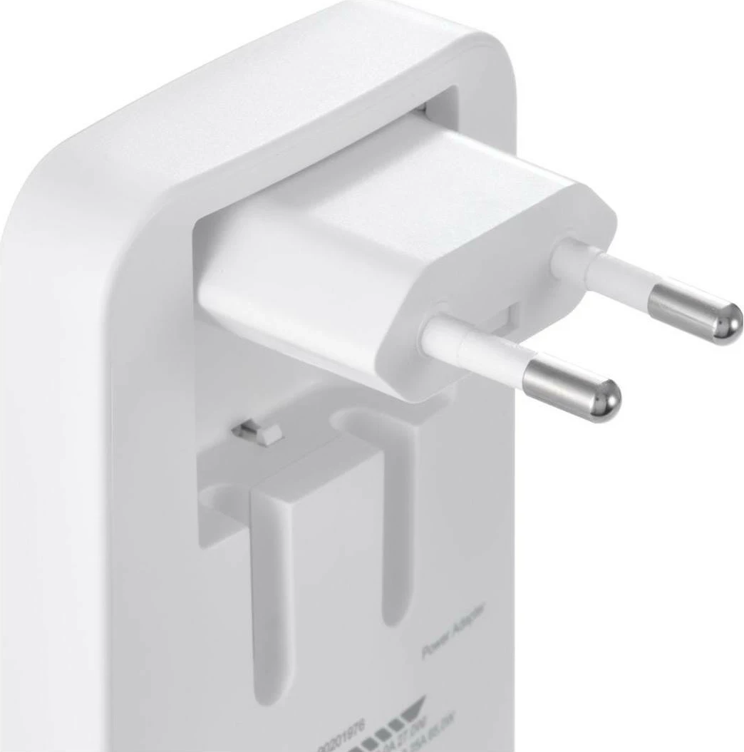 Karikues Hama 65W GaN, 2X USB-C, 1X USB-A, bardhë