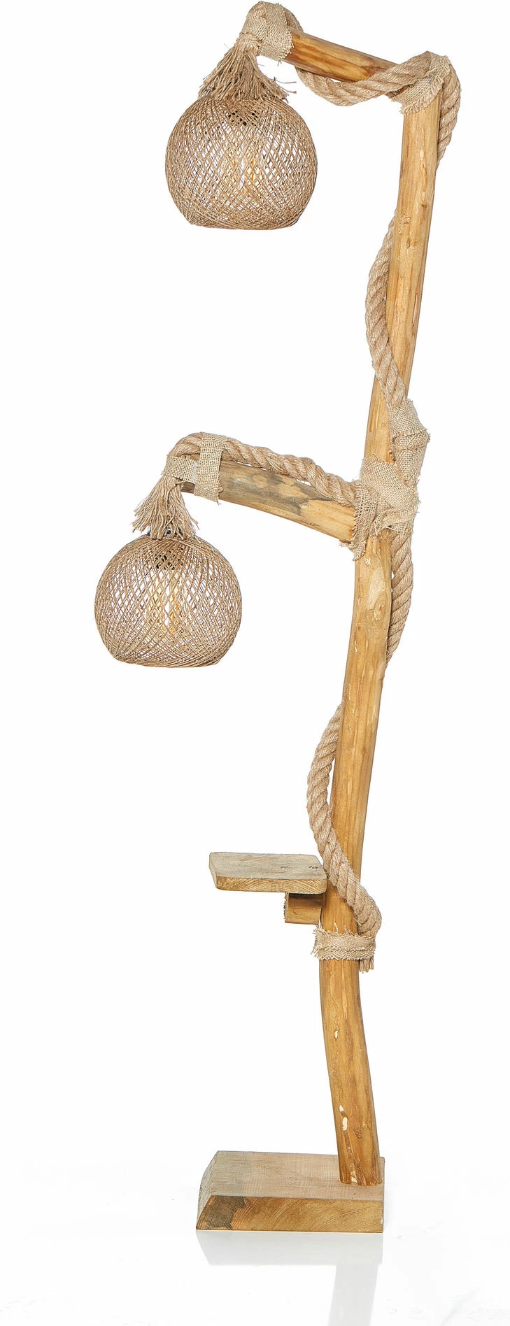 Llambë dyshemeje prej druri, dizajn pemë, ngjyrë natyrale, Arboretum, Opviq