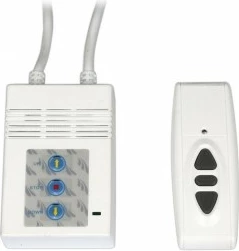 Ekran elektrik për projeksion ART EKREL EM-120 16:9E, 120", me telekomandë, i bardhë