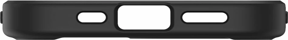 Mbështjellës Spigen Ultra Hybrid MagSafe për iPhone 16e, i zi, gjysmë-transparent