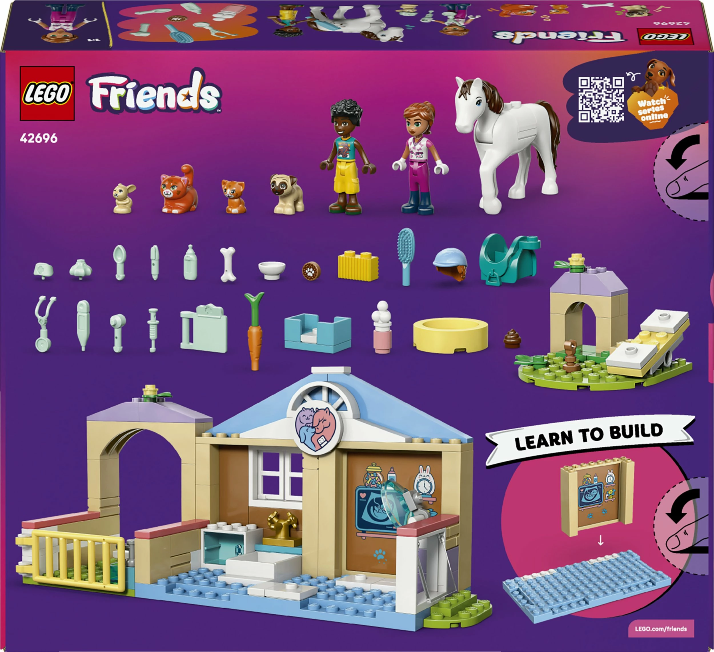 Set LEGO Friends Animal Clinic 42696, 141 pjesë (4+)
