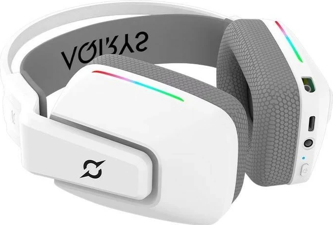 Kufje AQIRYS Alya 2.0, Dual Mode, Wireless&BT+Wired, të bardha