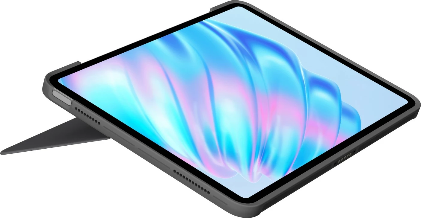 Mbështjellës me tastierë Logitech Combo Touch, QWERTZ, Trackpad, iPad Air 11-inch, Gri