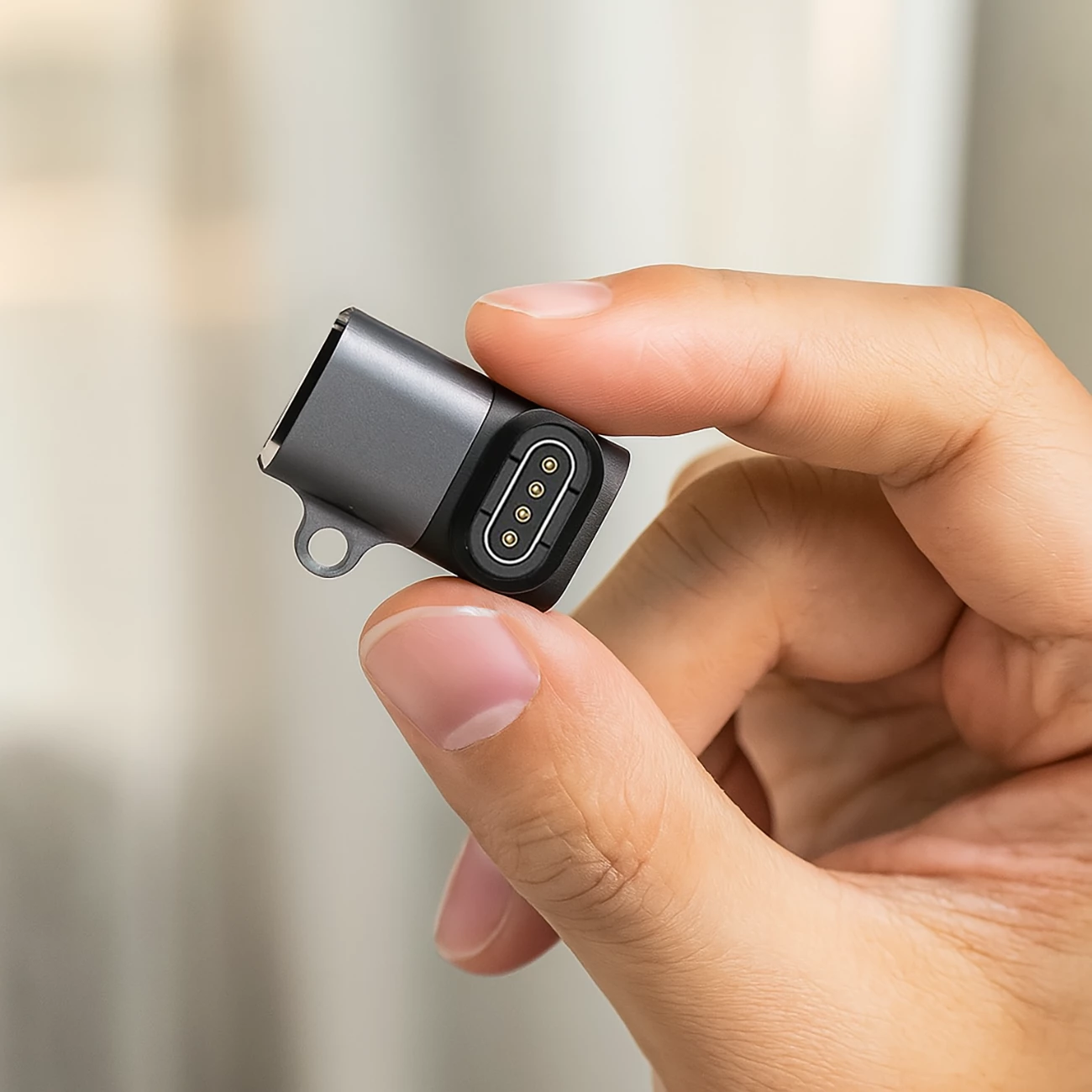 Adapter USB-C Wozinsky WAYGS1 për Garmin smartwatch, Gri