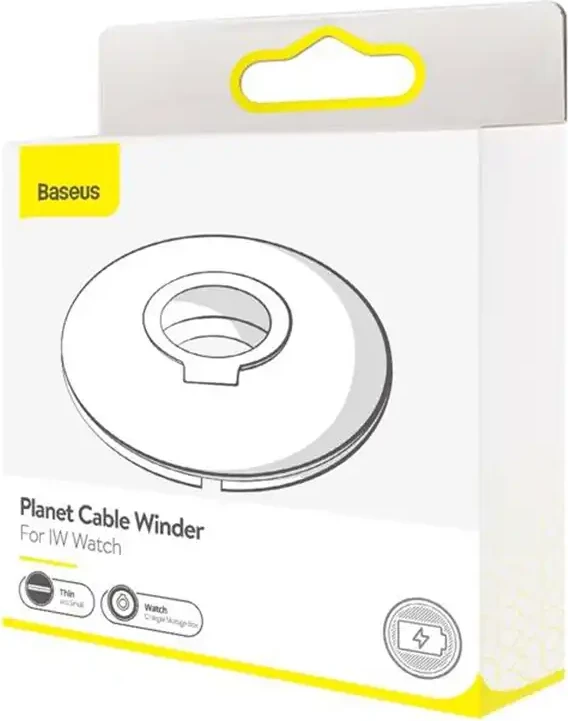Organizues Baseus Planet Cable Winder për Apple Watch, ACSLH-01, i zi