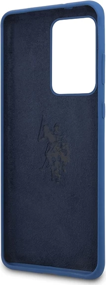 Mbështjellës U.S. Polo Assn. USHCS69SLHRNV për Samsung Galaxy S20 Ultra, Silicone, granat/navy