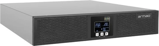 UPS Armac R/1000I/PF1, 1000VA, rack, 4x IEC C13, USB-B, LCD, zezë/gri